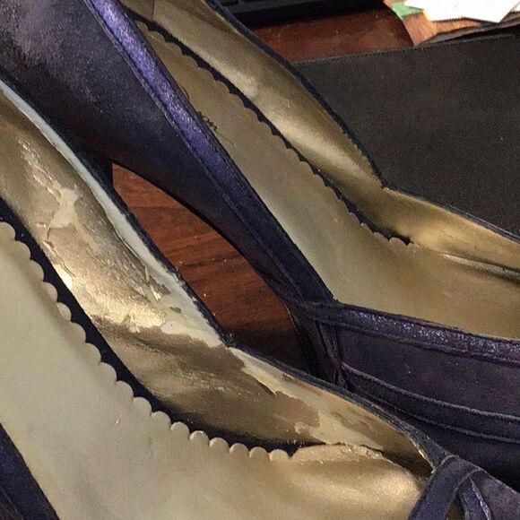 Jessica Simpson Platform Stiletto Blue Heels Almond Toe Size 10 - Picture 5 of 9